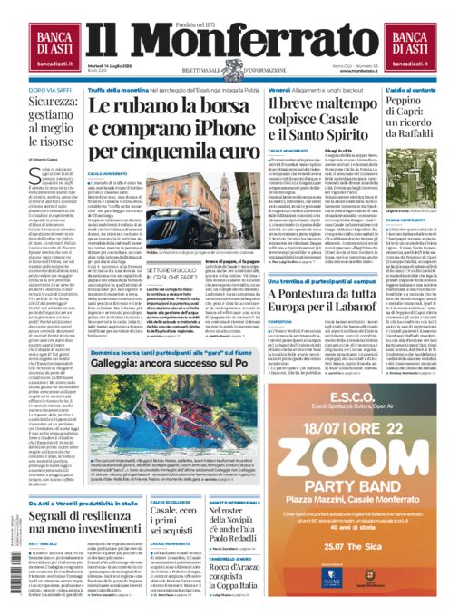 Il Monferrato - Edizione 53 del 14/07/2026